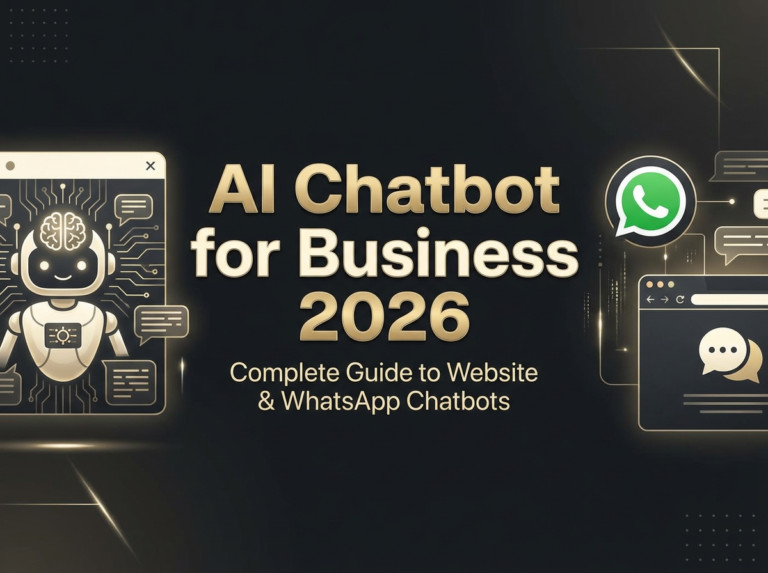AI Chatbot for Business 2026 - Complete Guide to Website and WhatsApp Chatbots