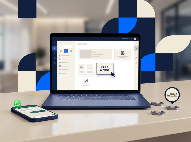 Best website builders in India 2026 comparison - featuring drag-and-drop builders with UPI payments and WhatsApp integration